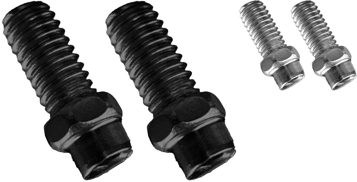 Leatt diamond studs 8mm pin kit | stainless silver