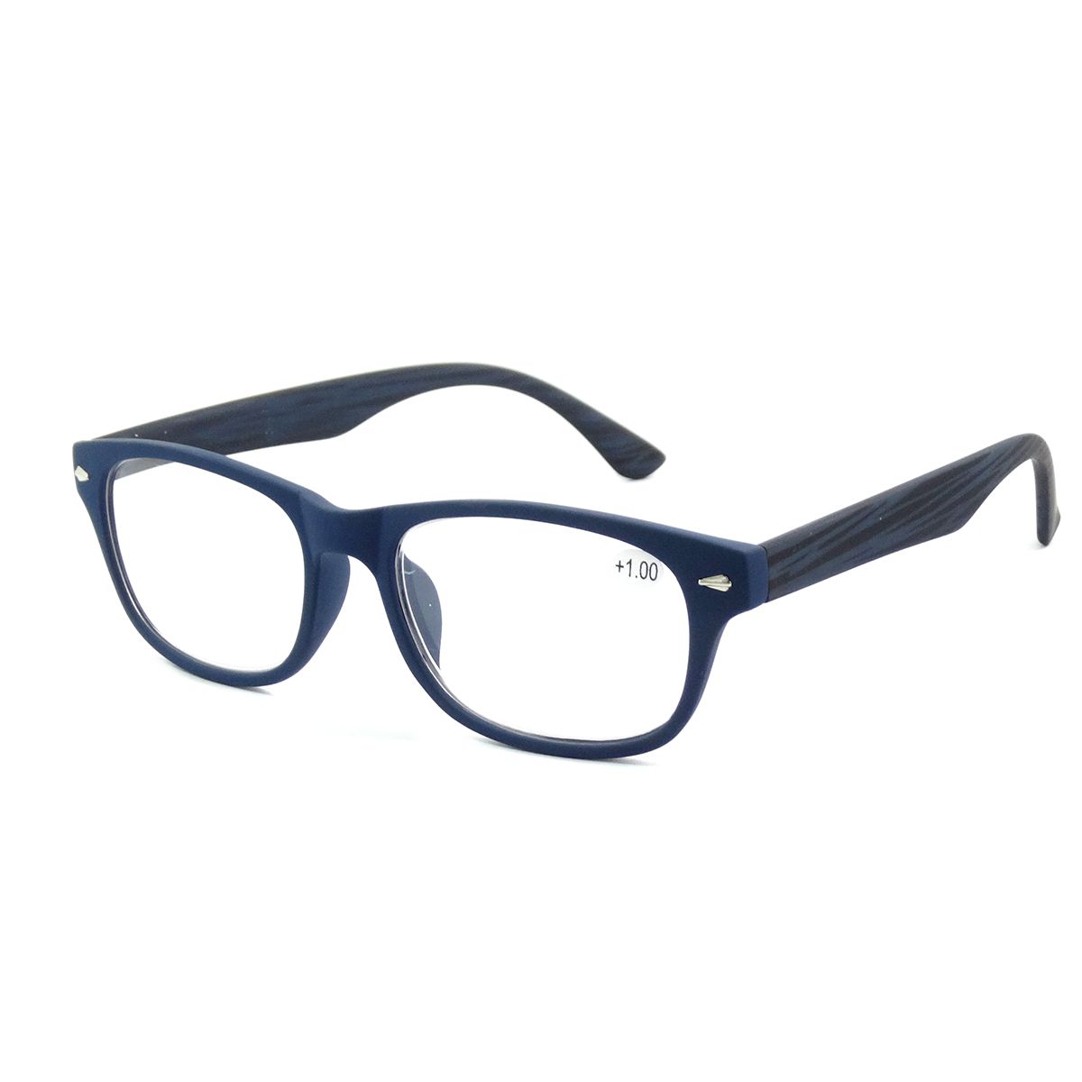 Spectrum leesbril blauw zwart vierkant 1.00