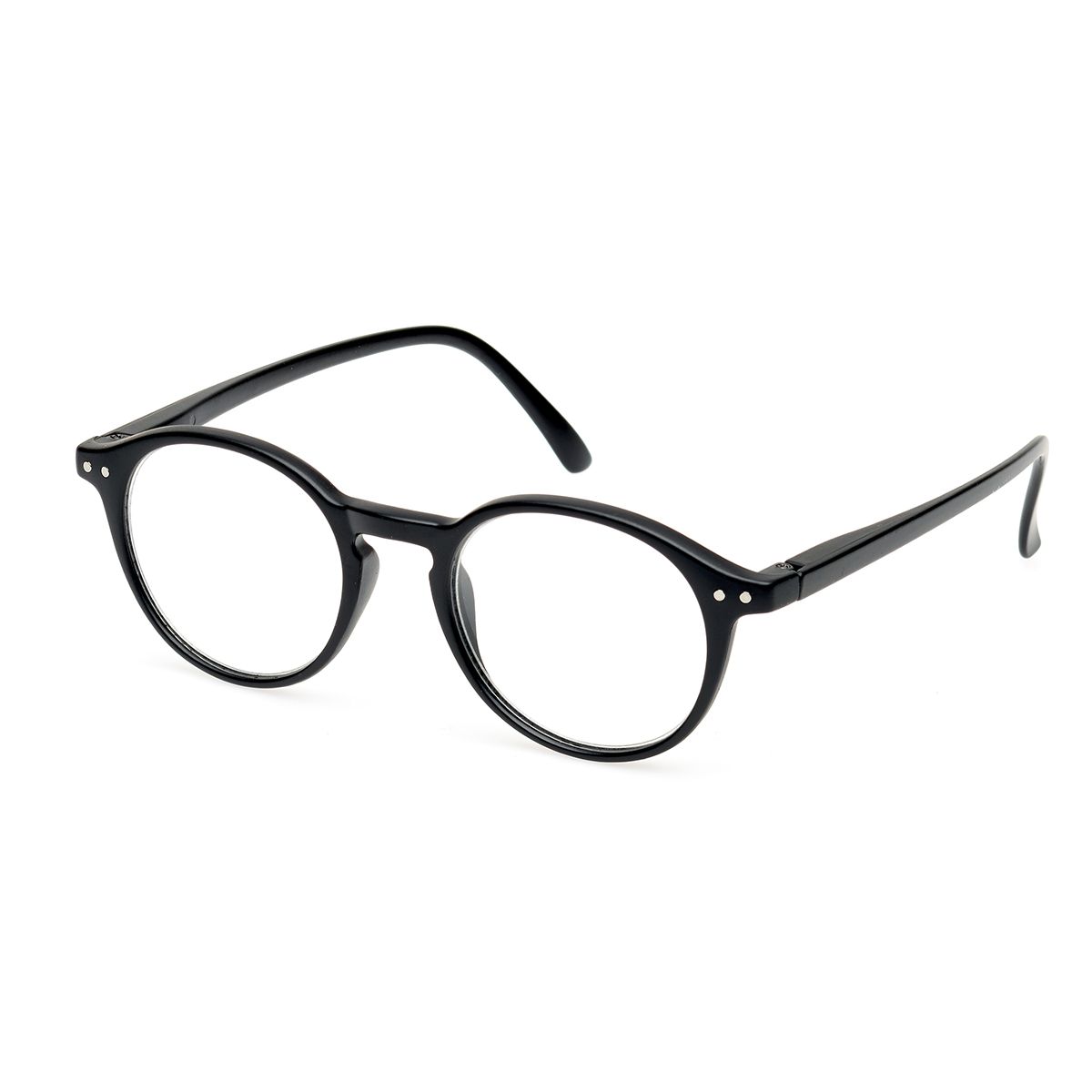 Spectrum leesbril zwart rond 3.00