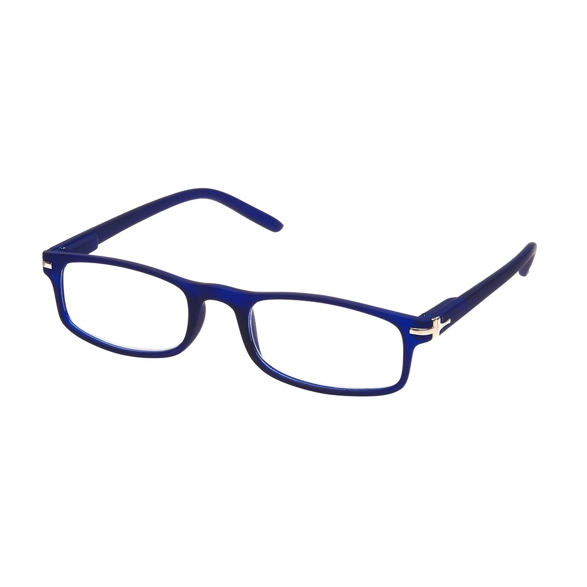 Spectrum leesbril mat blauw assorti rechthoekig assorti