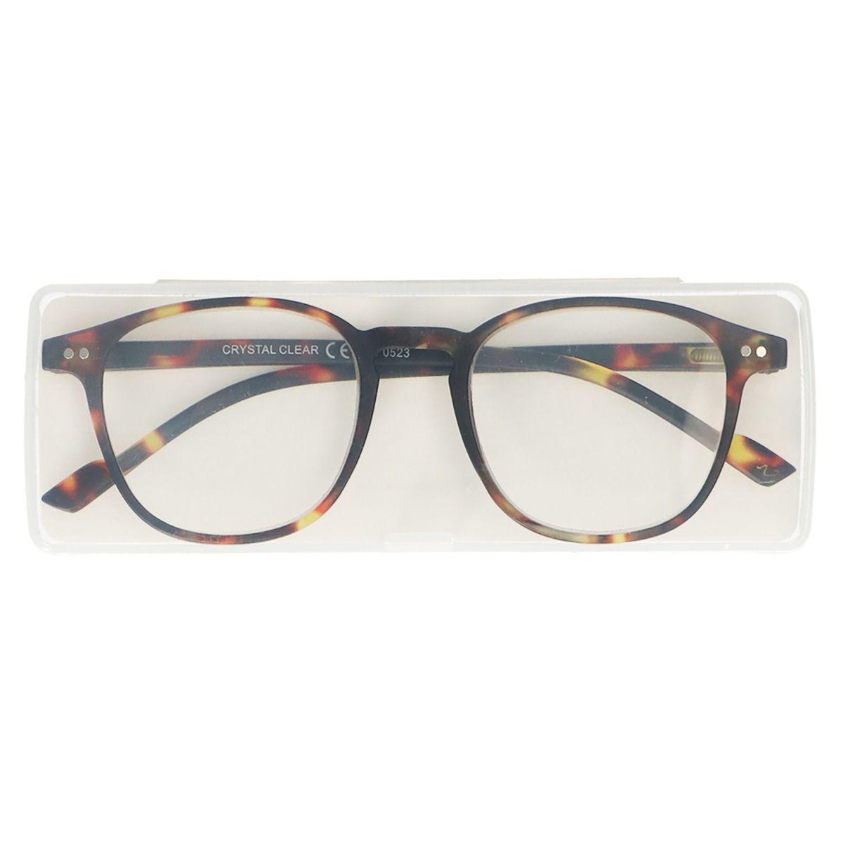 Spectrum leesbril ultra flat in case havana 2.00