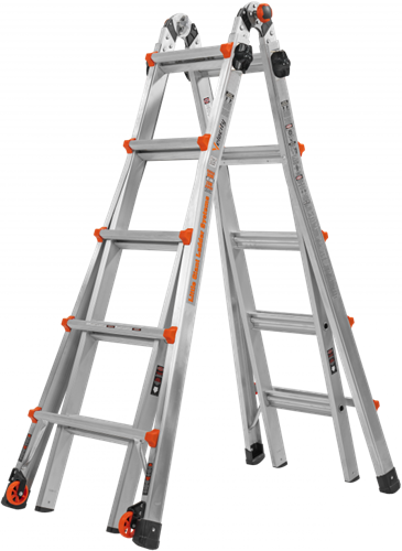 Altrex little giant velocity | 4x6 sporten | aluminium telescopische vouwladder - 503916