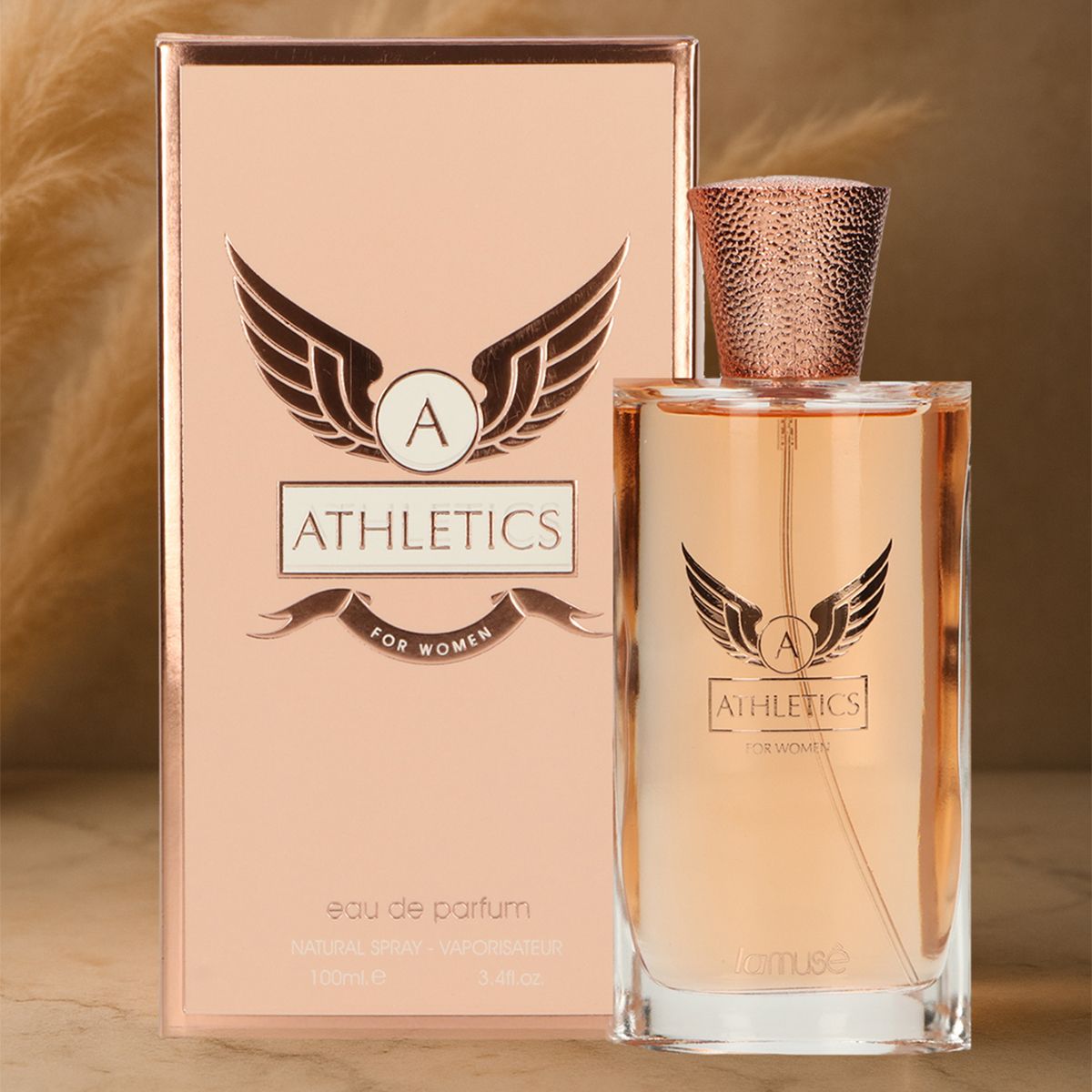Lamusê by lattafa eau de parfum spray dames athletics 100ml