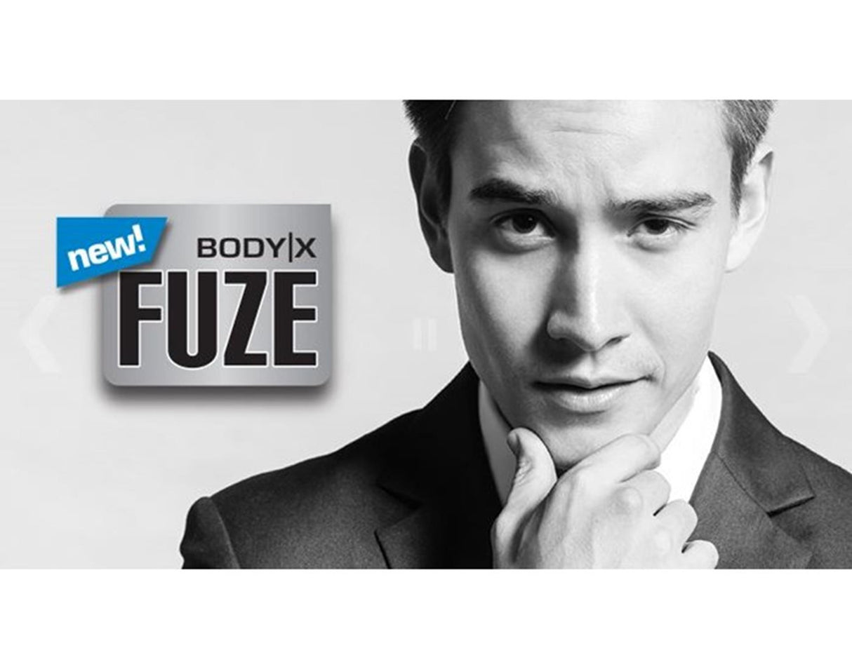 Body-x fuze 2in1 body hair wash 300ml active