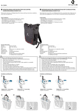 M-wave downtown ridepack evident 2in1 backpack bag