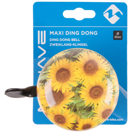 M-wave ding-dong fietsbel zonnebloem