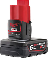 Milwaukee m12 b6 li-ion accu v12 6.0ah m12™ - 4932451395