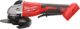 Milwaukee m18 blsag125xpd-0 | m18 haakse slijper | 125 mm | brushless | peddelschakelaar | zonder accu's laders - 4933492645