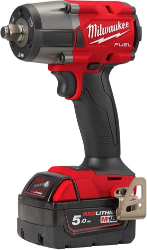 Milwaukee m18 fmtiw2f12-502x | 1 2 | fuel | accu slagmoersleutel | met frictiering | 18v | 5,0ah | red | li-ion