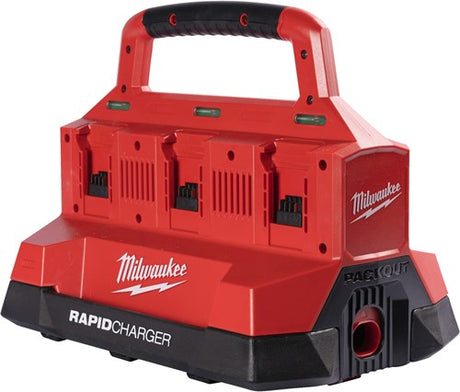 Milwaukee accessoires m18 pc6 eu | packout oplader voor 6 accu's - 4932480162