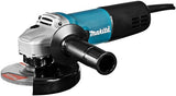 Makita 9558hnrgk3 | haakse slijper met vastzetschakelaar | 230 v | 125mm | in stalen koffer | incl. accessoire set