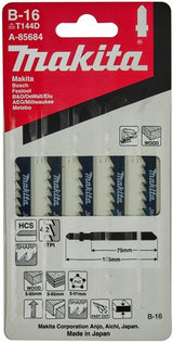 Makita accessoires makita decoupeerzaagblad b16 hout en kunststof