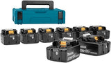 Makita 199697-1 | lxt accuset 18v in mbox nr.1 (8x 5.0ah bl1850b accu) - 199697-1