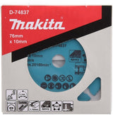 Makita accessoires 76 mm doorslijpschijf hm tcg 76x10x1,75mm voor dmc300 - d-74837