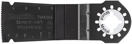 Makita accessoires bi-metalen invalzaag met afgeronde zaagkant tma034 i32 bim h+m gz - b-39257