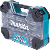 Makita accessoires makita e-22610 boor- en schroefbitset 200-delig in koffer