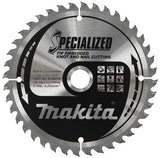 Makita accessoires cirkelzaagblad tipe 190x30x2.0 40t 23g - b-33180