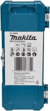 Makita accessoires makita metaalborenset 6-delig