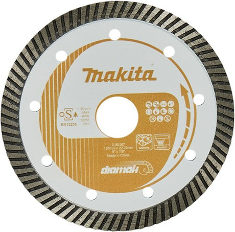 Makita accessoires diamantschijf | 125 x 22,23 x 2,2 mm - d-80167