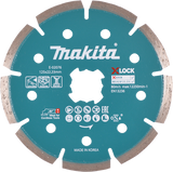 Makita accessoires makita diamantschijf 125 mm x-lock beton - e-02076