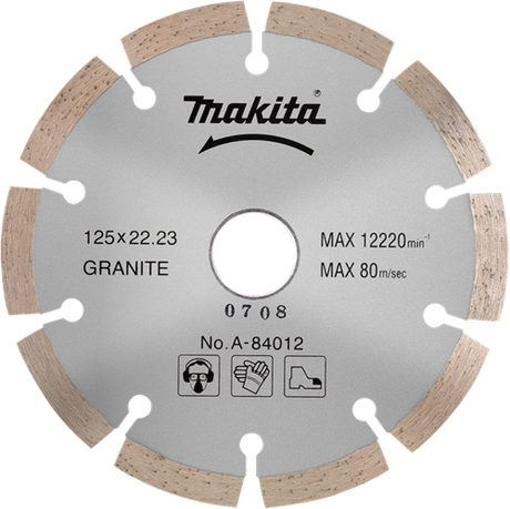 Makita accessoires diamantschijf 125x22,23x2,0mm - a-84012 - a-84012