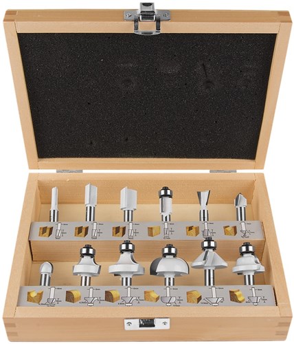 Makita accessoires freesset 12-dlg 8mm - d-53556 - d-53556