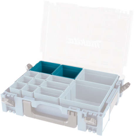 Makita accessoires inzetbak 100x100mm | mbox organizer - 191x95-9