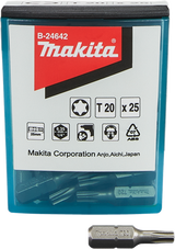 Makita accessoires schroefbit t20x25mm - b-24642 - b-24642