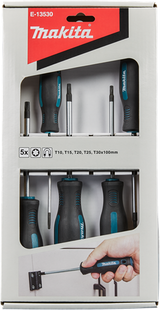 Makita accessoires schroevendraaierset 5-delig torx - e-13530 - e-13530