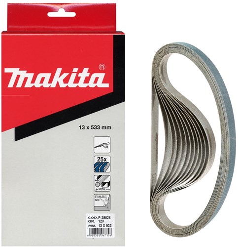 Makita accessoires schuurband blue lengte 533mm breedte 13mm korrel 60 - p-39497