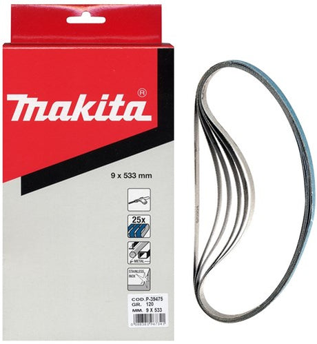 Makita accessoires schuurband blue lengte 533mm breedte 9mm korrel 120 - p-39475