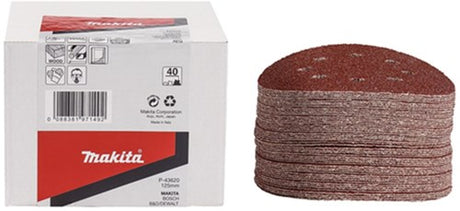 Makita accessoires makita p-43658 schuurschijf 125mm k100 red velcro