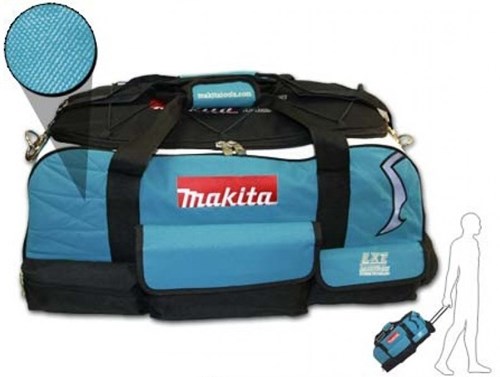 Makita accessoires stevige cordura + werktas met wielen voor o.a lxt en dlx - 831279-0 - 831279-0