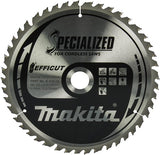 Makita accessoires makita afkortzaagblad voor hout | efficut | ø 260mm asgat 30mm 45t - b-64630