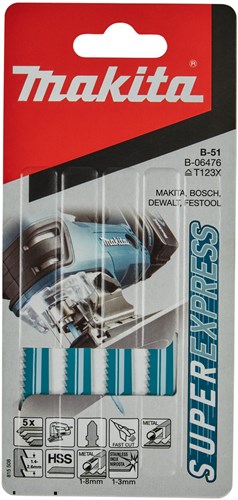 Makita accessoires makita decoupeerzaagblad metaal 77mm ta123x - b-06476