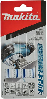 Makita accessoires decoupeerzaagblad hss uni 100mm t345x | 5 stuks - b-06482