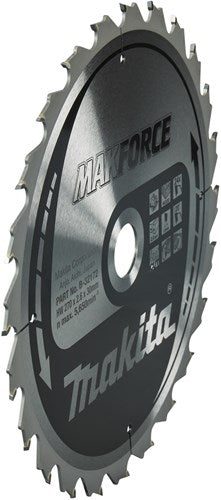 Makita accessoires makita cirkelzaagblad voor hout | makforce | ø 270mm asgat 30mm 24t - b-32172