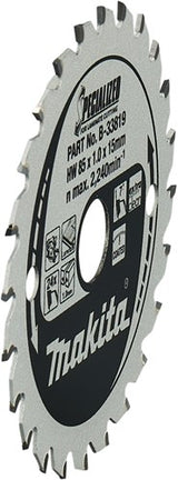 Makita accessoires makita cirkelzaagblad voor laminaat | specialized: gemelamineerd | ø 85mm asgat 15mm 24t - b-33819