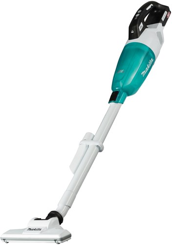 Makita cl001gz12 | steelstofzuiger | 40 v max | witte uitvoering met blauwe transparante capsule | body | zonder accu's en lader