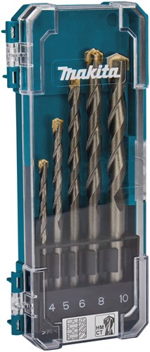 Makita accessoires makita set metselboren 5 stuks 4 - 10 mm - d-72877