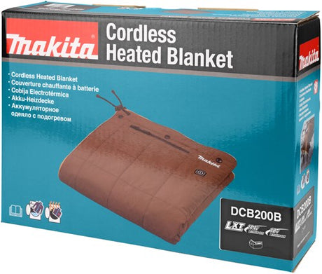 Makita dcb200b verwarmde deken zonder accu's en lader, inclusief lxt adapter - dcb200b