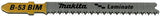 Makita accessoires makita decoupeerzgblad hout t. equivalent t101bif tandafstand 1,65mm zacht- hardhout 42036mm