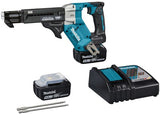 Makita dfr551rtj | lxt accu schroefautomaat 18v 25-55mm in mbox (2x 5.0ah accu + snellader) - dfr551rtj
