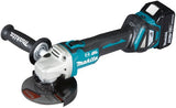Makita dga513rtj | lxt accu haakse slijper 18v 125mm in mbox (2x 5.0ah accu + snellader) - dga513rtj