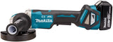 Makita dga519rtj accu haakse slijper 125mm x-lock 18v 5.0ah accu´s