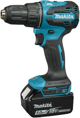 Makita dhp490rtj | accu klopboormachine | koolborstelloos | 18v | met 5.0ah accu's in m-box - dhp490rtj