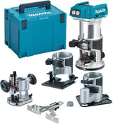 Makita drt50rtjx3 | lxt accu bovenfrees kantenfrees 18v in mbox (2x 5.0ah accu + lader) - drt50rtjx3