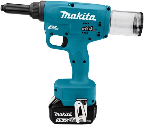 Makita drv250rtj | accu blindklinknageltang |18v | 5.0ah | li-ion | mbox