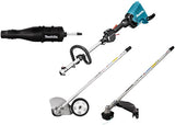 Makita dux60zx9 | 2x18 v combisysteem + bosmaaier-, kantensnijder- en bladblazer opzetstuk | zonder accu's lader