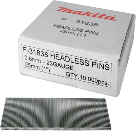 Makita accessoires makita f-31838 pin gegalvaniseerd 25mm